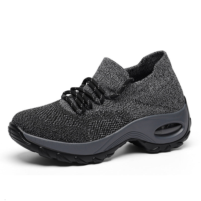 Women’s Casual Running Sneakers – Soft Knit Fitness Shoes