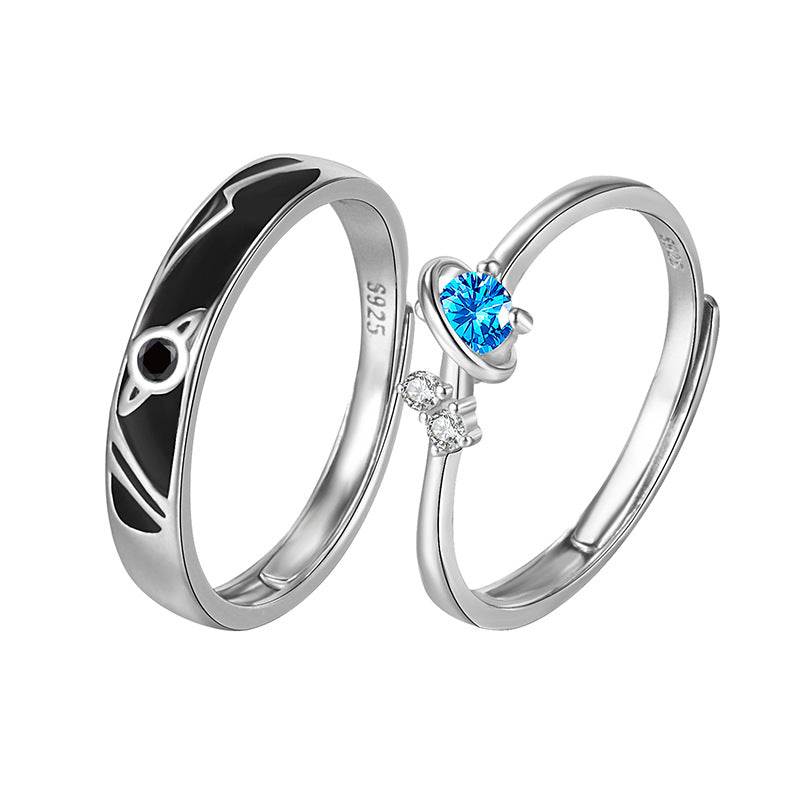 Dream Planet Couple Rings – Fashion Matching Rings for Men & Women
