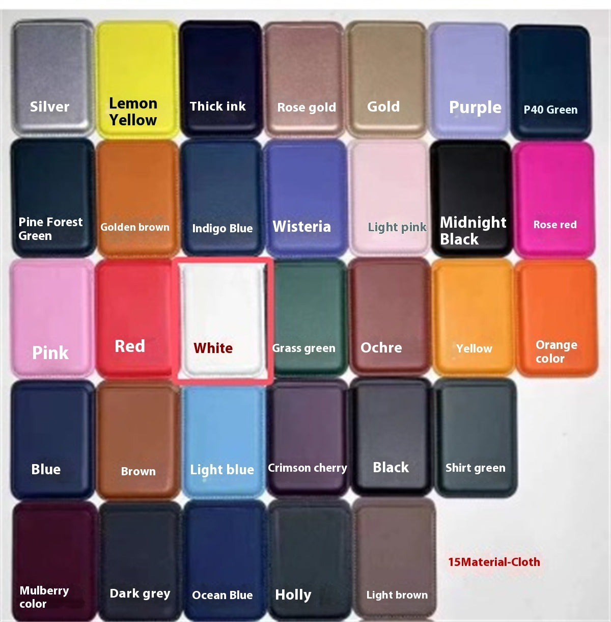 MagSafe Magnetic Leather Wallet Case – Luxury Card Holder Cover