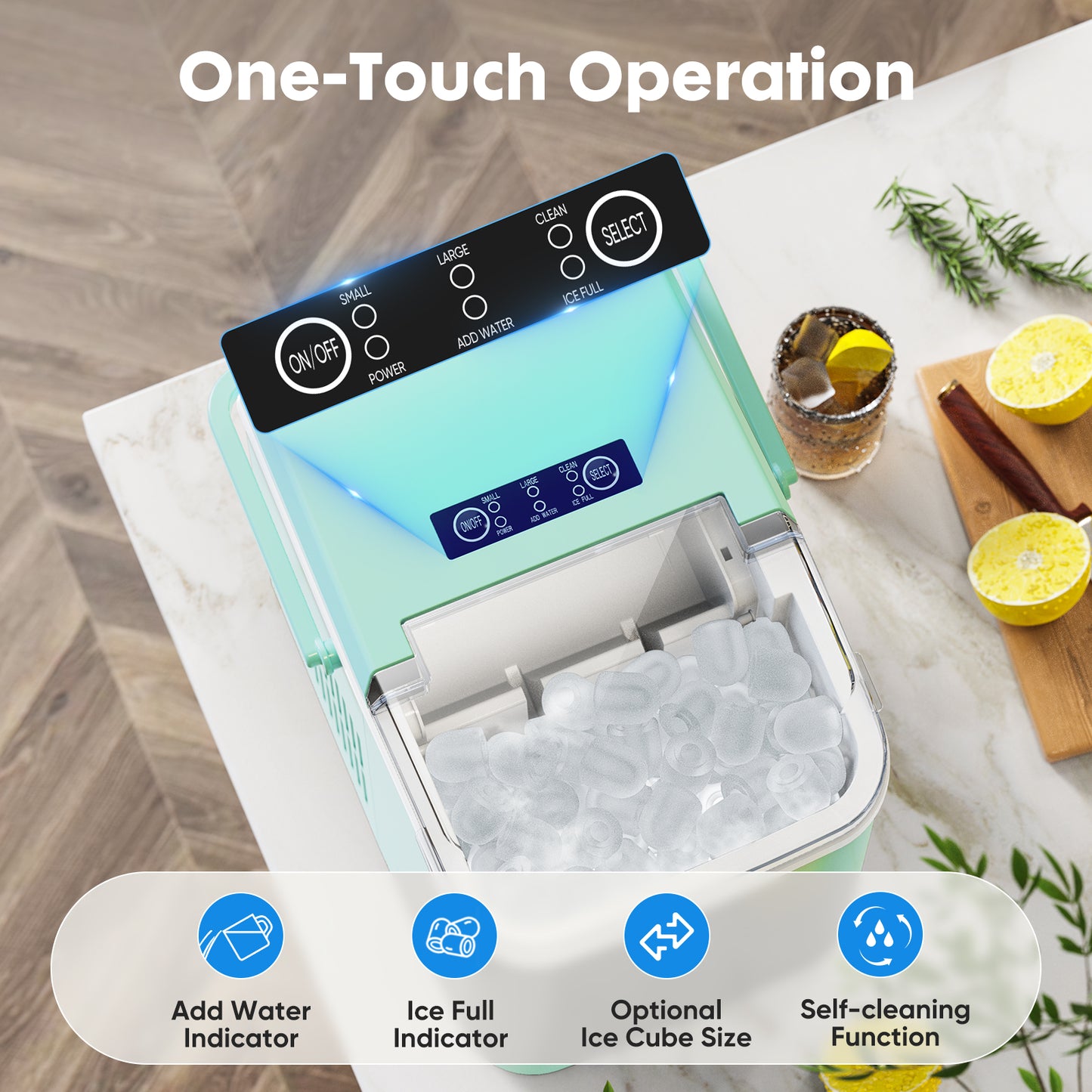 ❄️ Portable Ice Maker Machine – Fast & Compact Countertop Ice Maker