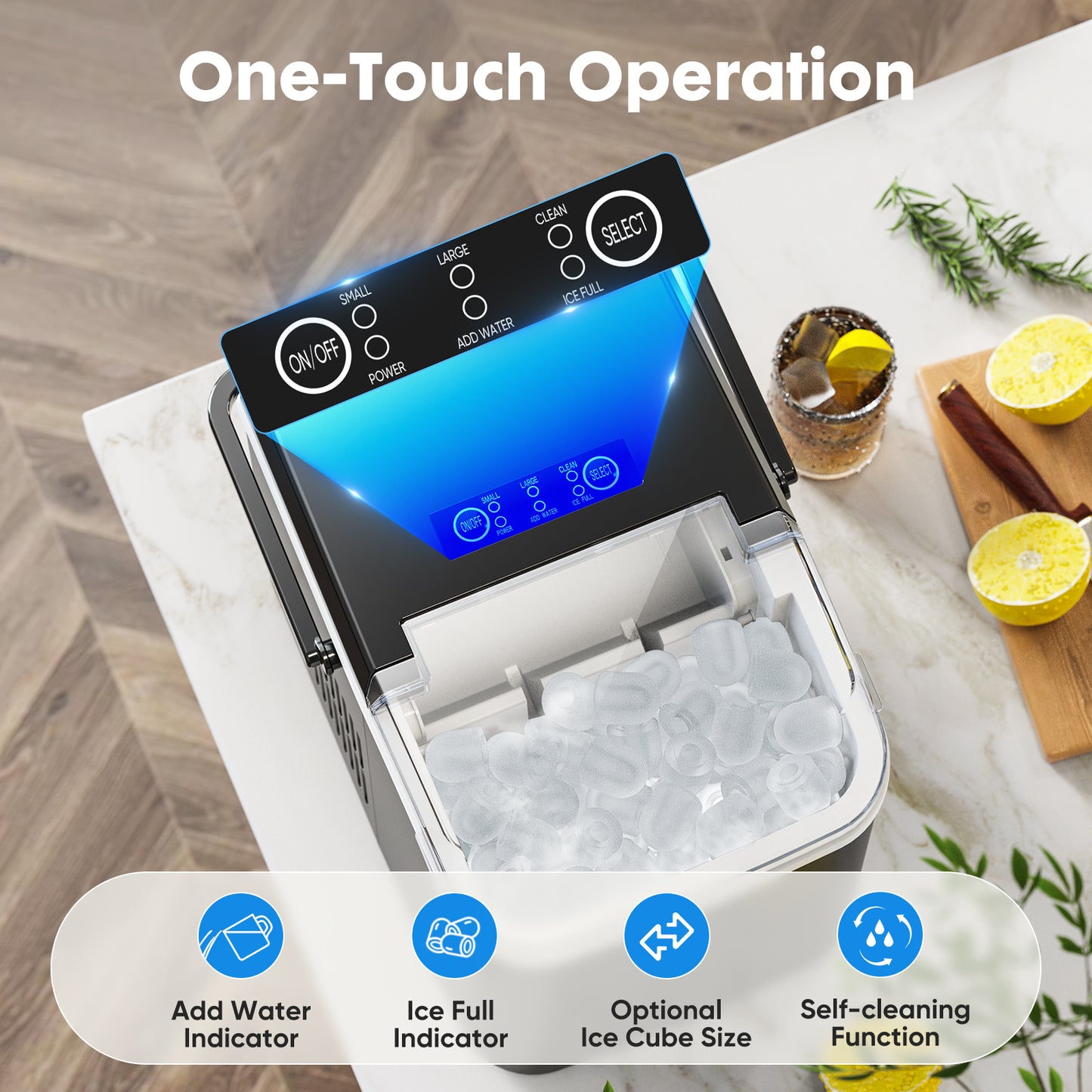 ❄️ Portable Ice Maker Machine – Fast & Compact Countertop Ice Maker