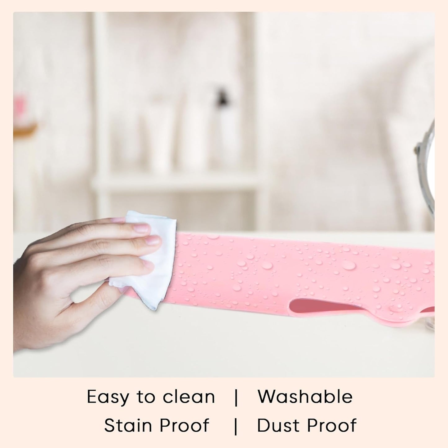 Silicone Makeup Brush Holder Case – Compact Travel Beauty Organizer