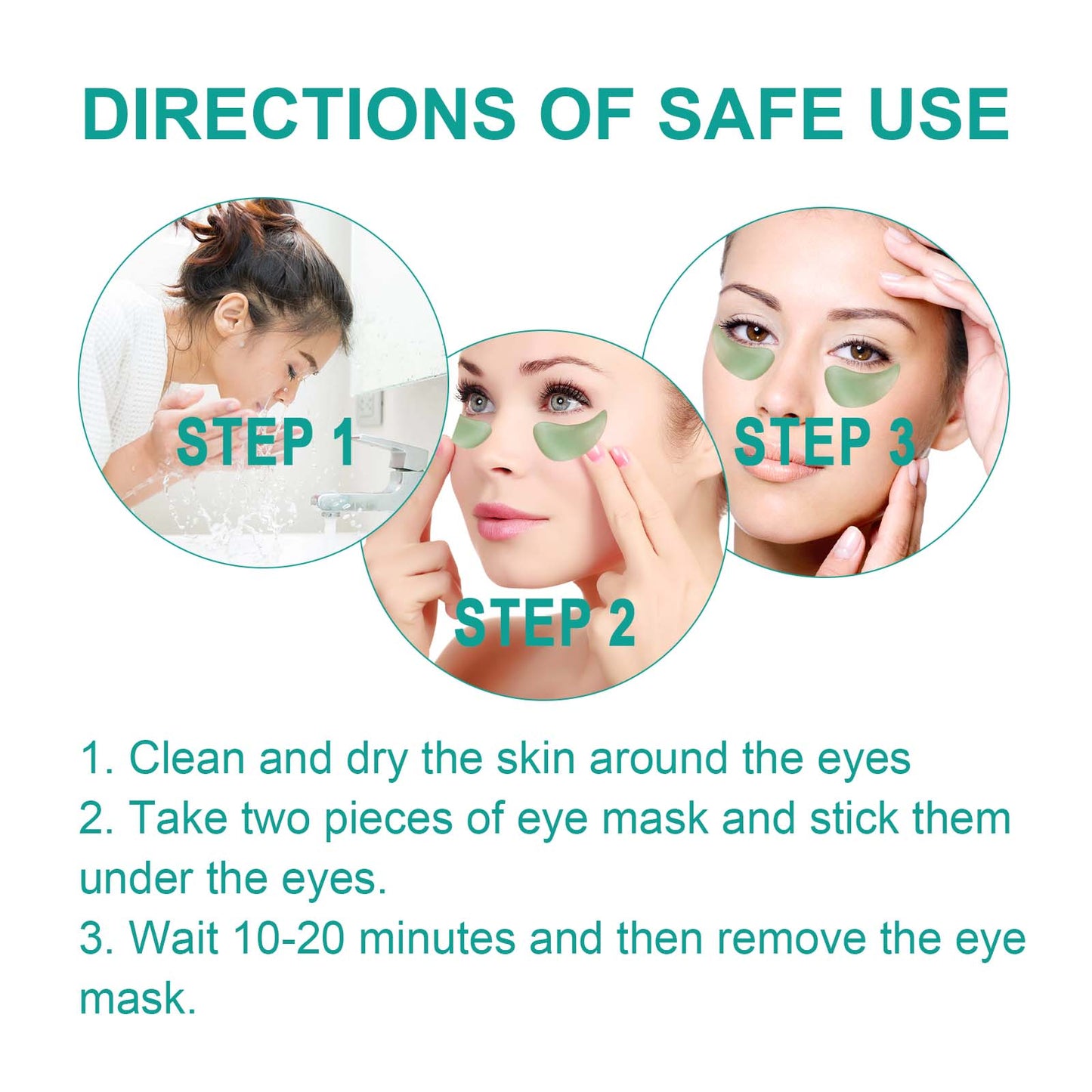Eye Mask, Moisturizing Desalination Eye Grain Compact Fine Grain Soft Skin Hydrating Eye Mask