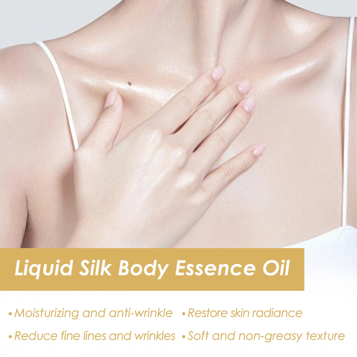 ✨ OUHOE Liquid Silk Body Essence Oil – Hydrating & Firming Skin Repair