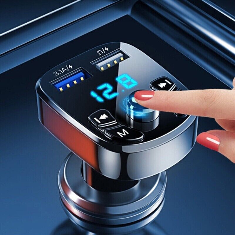 All-in-One Car Gadget ⚡ T20 Bluetooth + MP3 + Phone Charger